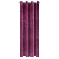 Zasłona Gotowa Przelotki Villa 140x250cm Fioletowa Welur