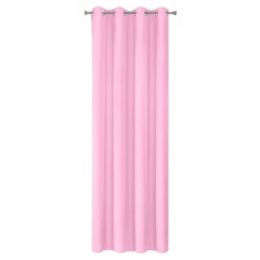 Zasłona Gotowa Przelotki Rita 140x250cm Jasnoróżowa