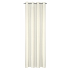 Zasłona Gotowa Przelotki Rita 140x250cm Kremowa
