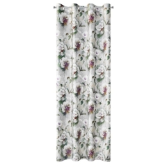 Zasłona Gotowa Przelotki Daisy 140x250cm Zielona Welur