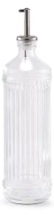 Dozownik butelka do oliwy oleju octu vinegar 730 ml szklany wysoki ZELLER