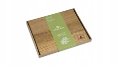 Deska do krojenia siekania Gerlach Natur NK 320 naturalna 30x24 cm solidna