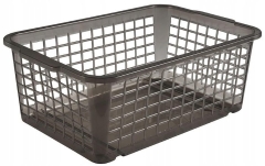 KEEEPER Kosz pojemnik organizer 30x20x11 cm SZARY na ubrania zabawki