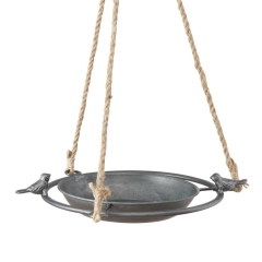 POIDEŁKO DLA PTAKÓW 69 CM Wiszące Poidło Metalowe na taras do powieszenia