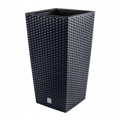 DONICZKA DONICA OGRODOWA RATTAN WYSOKA 42CM