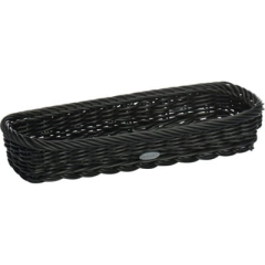 Koszyk na sztućce 28x11x5cm kol czarny