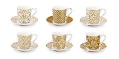 Filiżanka do espresso z podstawką myCOFFEE, 6 szt., Empire