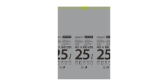 Worki na odpady z taśmą ściągającą CLEAN KIT 25 l, 15 szt.