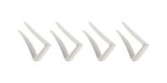 Klamry do obrusu plastikowe PRESTO, 4 szt.