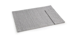 Tekstylna podkładka z kieszonką na sztućce FLAIR LOUNGE, 45 x 32 cm, czarna