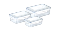 Pojemnik FRESHBOX 3 szt., 1.0, 1.5, 2.5 l, prostokątny
