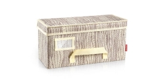 Pudełko na odzież FANCY HOME 40 x 18 x 20 cm, kremowe