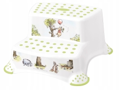 PODEST PODNÓŻEK DZIECIĘCY PIĘTROWY DWUSTOPNIOWY ANTYPOŚLIZG Kubuś Puchatek