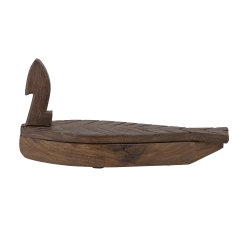 Pudełko na biżuterię Hamida Brązowe Drewno 25x5x9cm