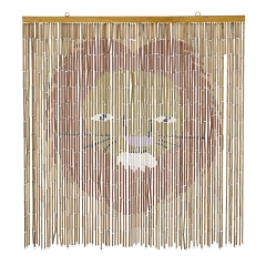 Dekoracja ścienna Leonel Brązowa Bambus 85x90cm
