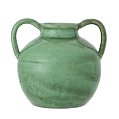 Wazon Cham Deco Zielony Terakota 30x25x26cm
