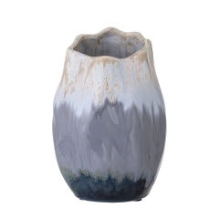Wazon Jace Deco Niebieski Ceramiczny 16x24cm