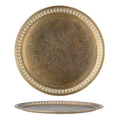 Taca Juka Złota Metalowa 40x1cm