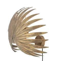 Lampa ścienna Trinka Mosiądz Metal 46x25x38cm
