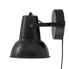 Lampa ścienna Nikos Czarny Metal 23x29x21cm