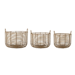 Kosz Mekkel Polyrattan 3szt