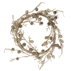 Dekoracja ścienna Ric Złota 55x6cm