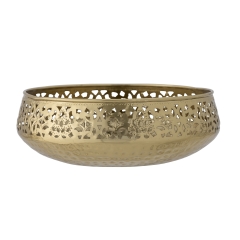 Miska Aisha Złoto Metal 35x12cm