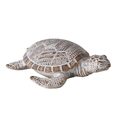 Figurka Cylia Żółw wys 4 cm 1szt rzeżba dekoracja ozdobne zwierzę do ogrodu