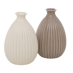 Elegancki porcelanowy wazon Pilar 15 cm błyszczący premium loft dekoracja