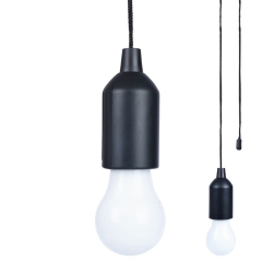 Lampa wisząca żarówka na baterie LED lampka ogrodowa na taras balkon