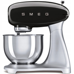 Robot kuchenny planetarny Smeg SMF02BLEU 800 W czarny loft MIKSER retro
