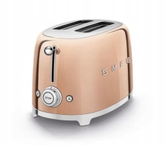 Toster Opiekacz Smeg TSF01RGEU 950W 2 Tosty Złoty