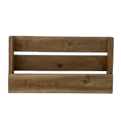 Półka drewniana brązowa premium Scott 38x20x10cm nowoczesna