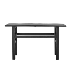 Stolik konsolowy Riber czarny drewno 152x86x45cm