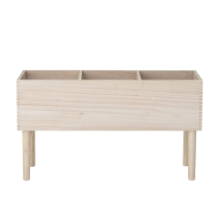 Stojak na książki Douve Paulownia 91x50x35cm