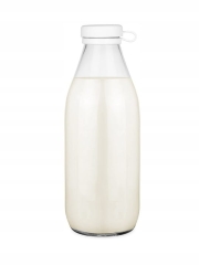 BUTELKA dozownik z KORKIEM 1000ml 1L NA SOK MLEKO WODĘ NALEWKĘ