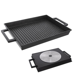 Płyta do grillowania granitowa GRANDE 43x26 cm