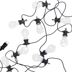 Lampki ogrodowe girlanda do pomieszczeń led 10 żarówek 7,5 m