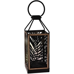 Lampion ogrodowy metalowy 38 cm