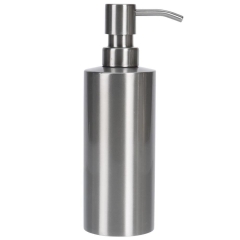 Dozownik do mydła stalowy srebrny 350 ml
