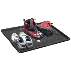 Mata podstawka podkładka na buty ociekacz pod obuwie czarny 49x35x1,5 cm