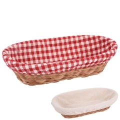Koszyk na pieczywo rattanowy 31x15,5x7 cm