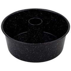 Forma foremka do babki ciasta granitowa z kominem NATURE 25 cm kominowa