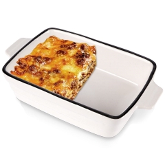 Naczynie forma do zapiekania porcelanowa biała 17x ,5 4 cm 250 ml