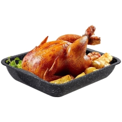 Brytfanna granitowa 39,5x33,5x7 cm NATURE 6,5 l