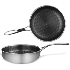 Patelnia stalowa COOKCELL HYBRYD 26 cm