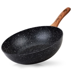 Patelnia wok granitowa NATURE 28 cm