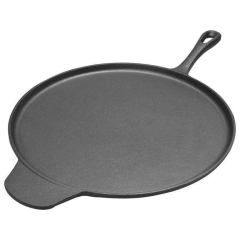 Patelnia żeliwna do pizzy naleśników ciężka odlewana duża 30 cm