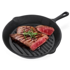 Patelnia żeliwna grillowa 24 cm