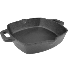 Patelnia żeliwna kwadratowa 33x25x5 cm 2,2 l